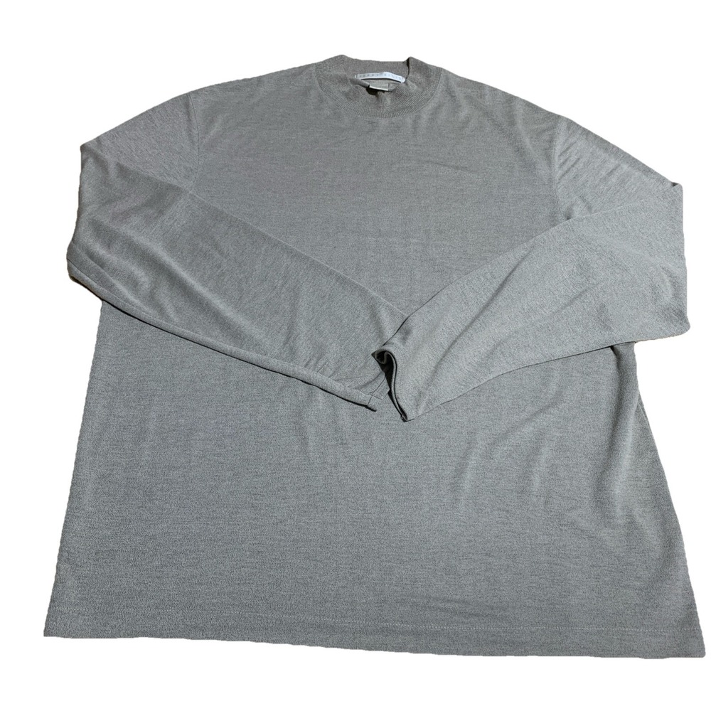 Perry Ellis Mens‎ XL Long Sleeve Pullover Gray  Sweater